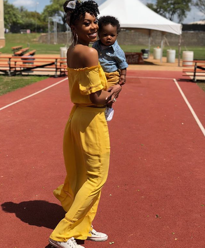 12 Times Olympian Sanya Richards-Ross And Her Son Won Gold In Our Hearts